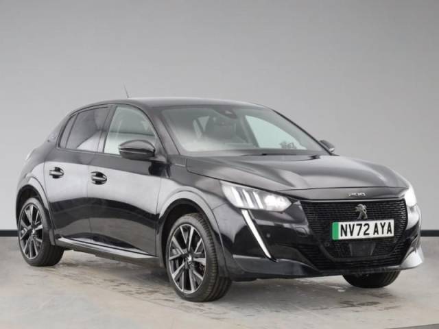 Peugeot 208 0.0 100kW GT 50kWh 5dr Auto Hatchback Electric NERA Black