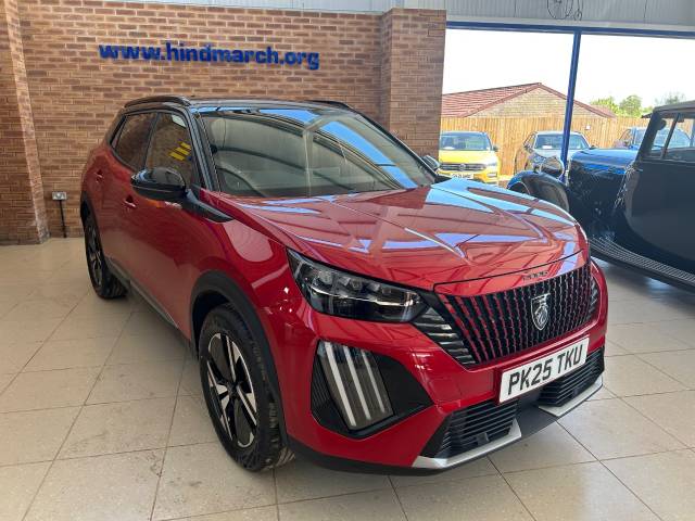 Peugeot 2008 1.2 Hybrid 136 GT 5dr e-DSC6 SUV Petrol Elixer Red