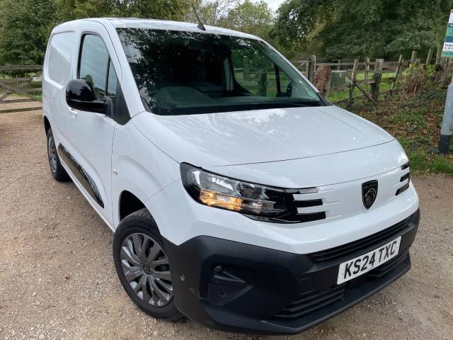 Peugeot Partner 1.5 BlueHDi 100 Asphalt Van Panel Van Diesel Bianca White